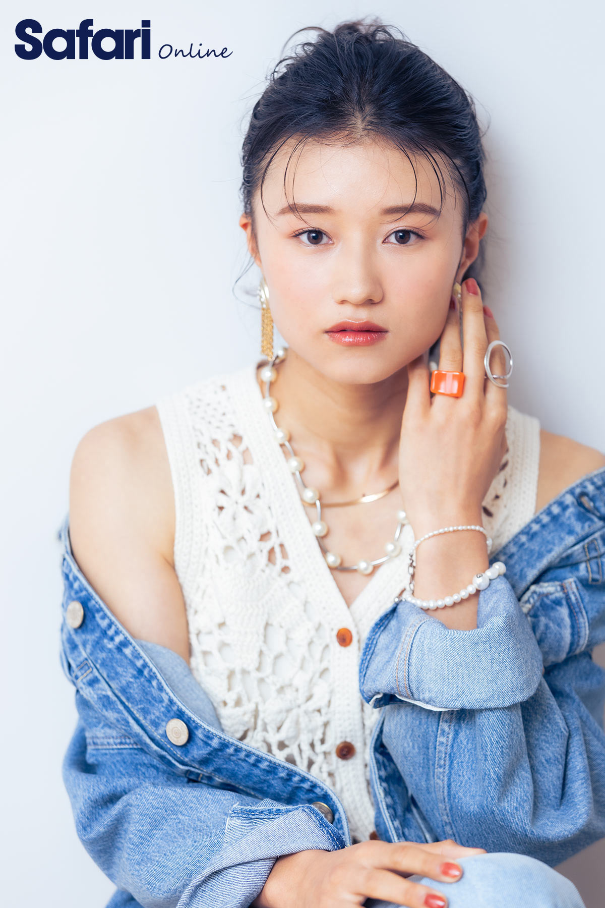 アスリートとデニム vol.42女子ハードル界の新星【田中佑美】が、淡色